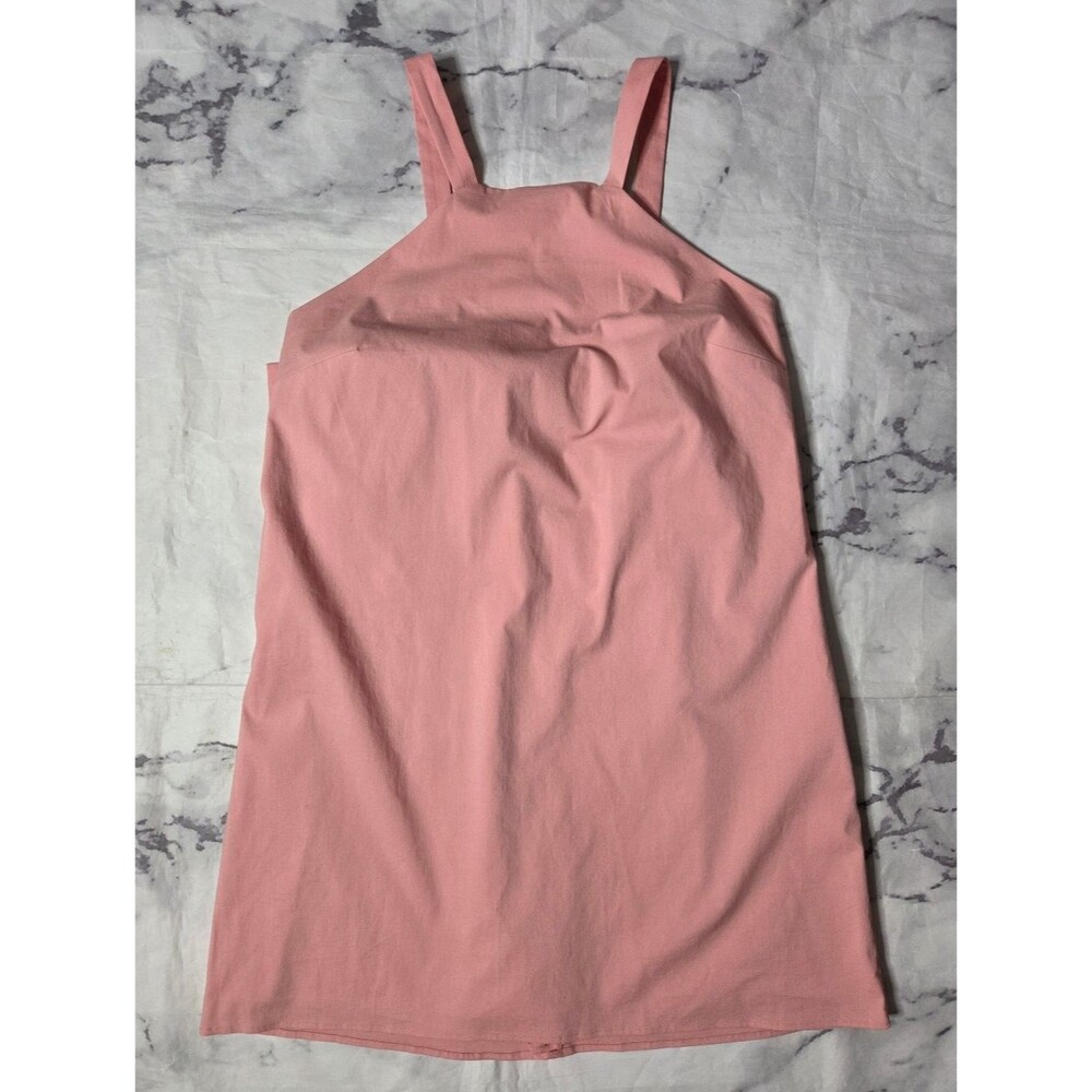 Express Pink Halter Sleeveless Bow Back Mini Dress